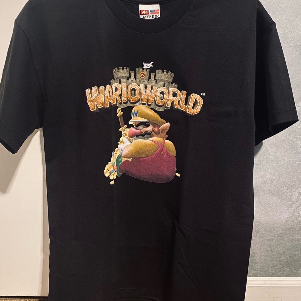 Super Mario wario world t shirt